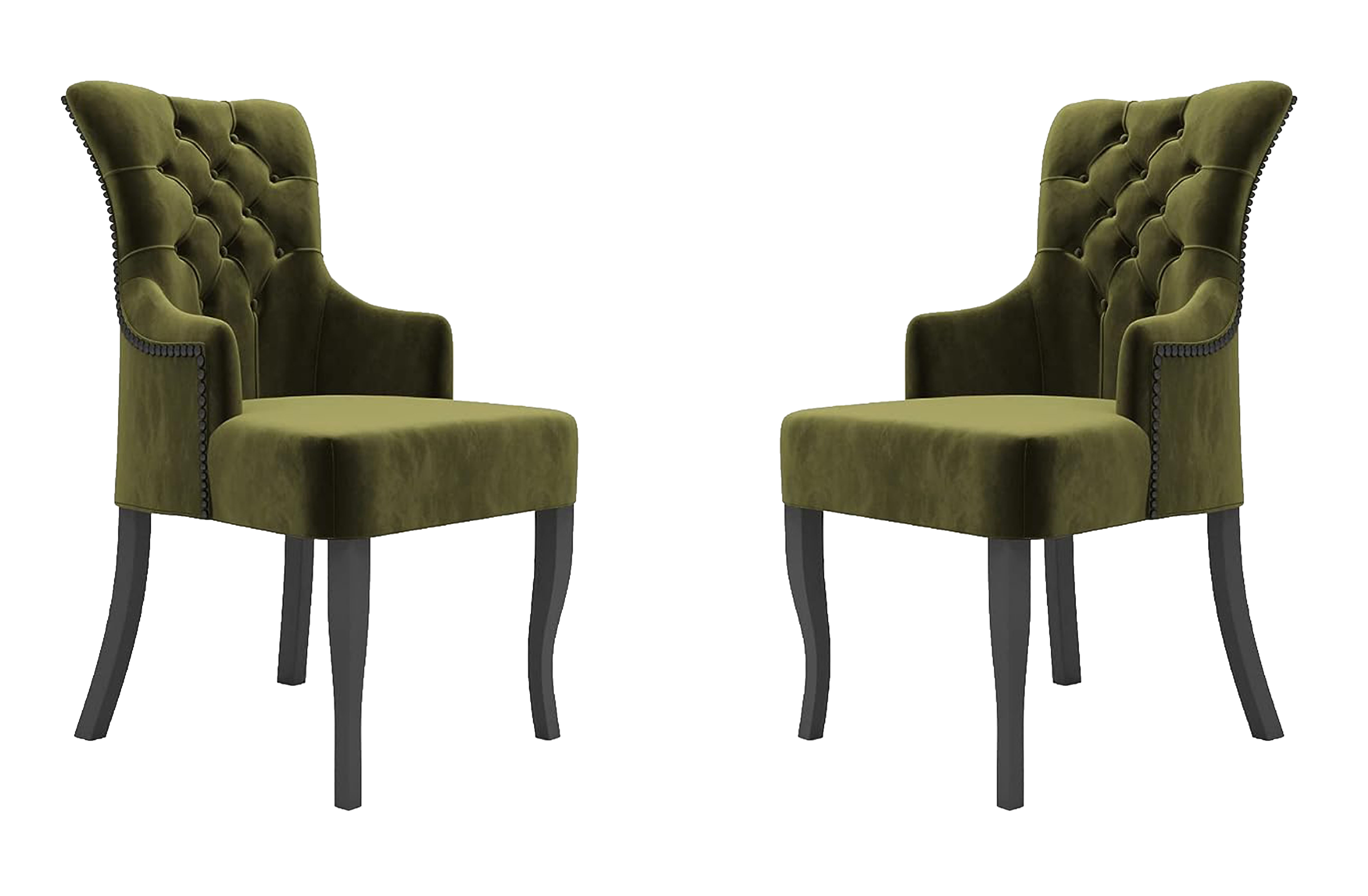 Dynamo green dining chair (set of 2)