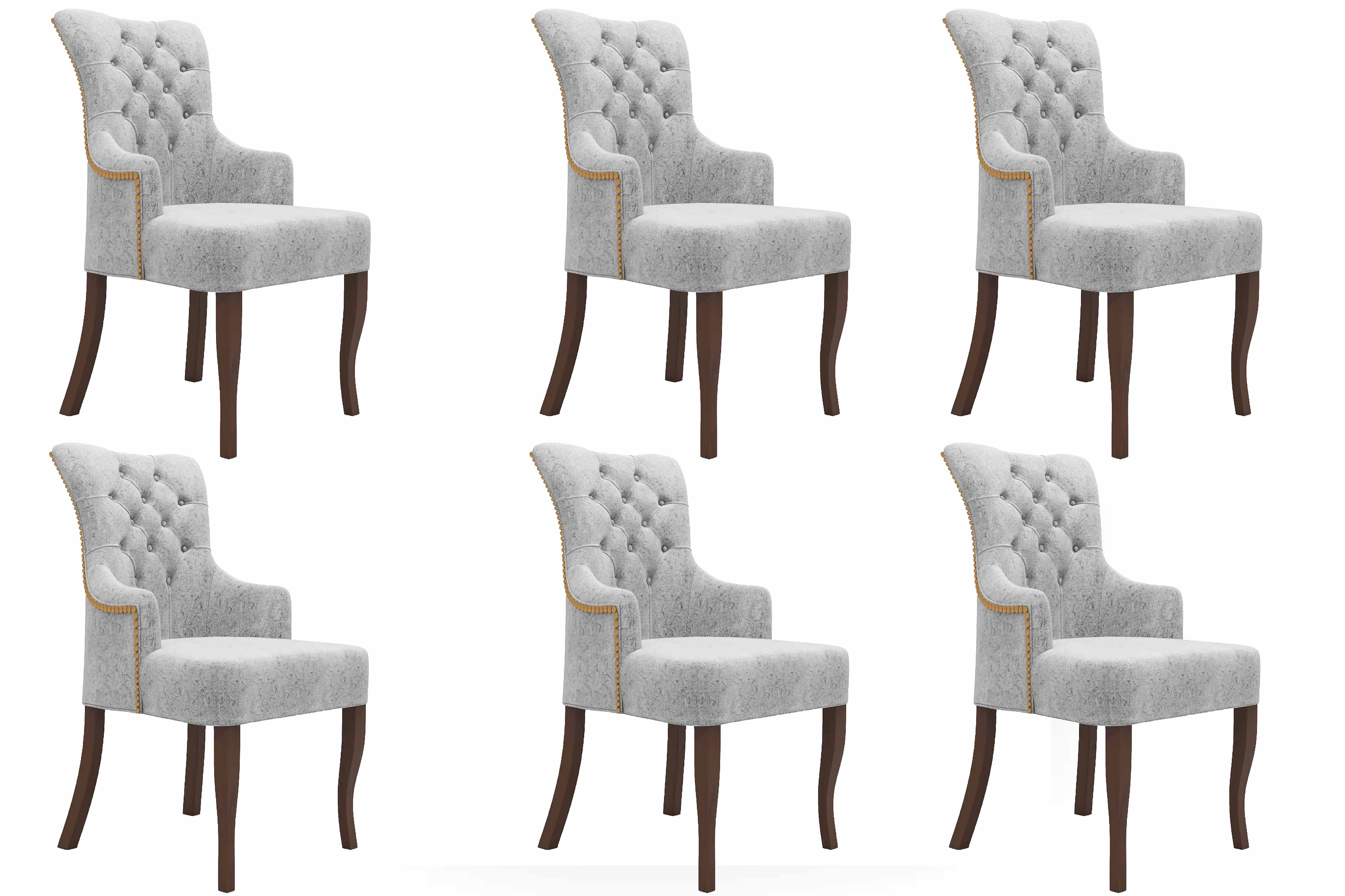 Dynamo gray dining chair (set of 6)