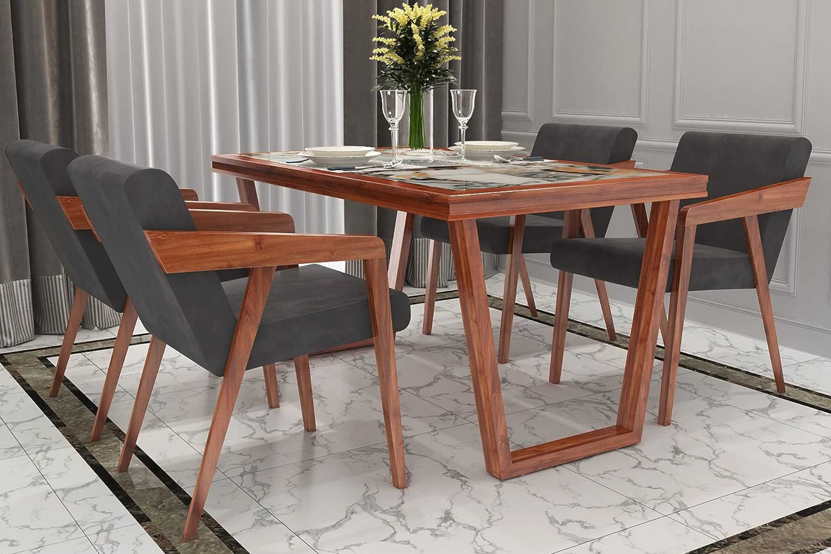 Breg dining table set with 4 chairs