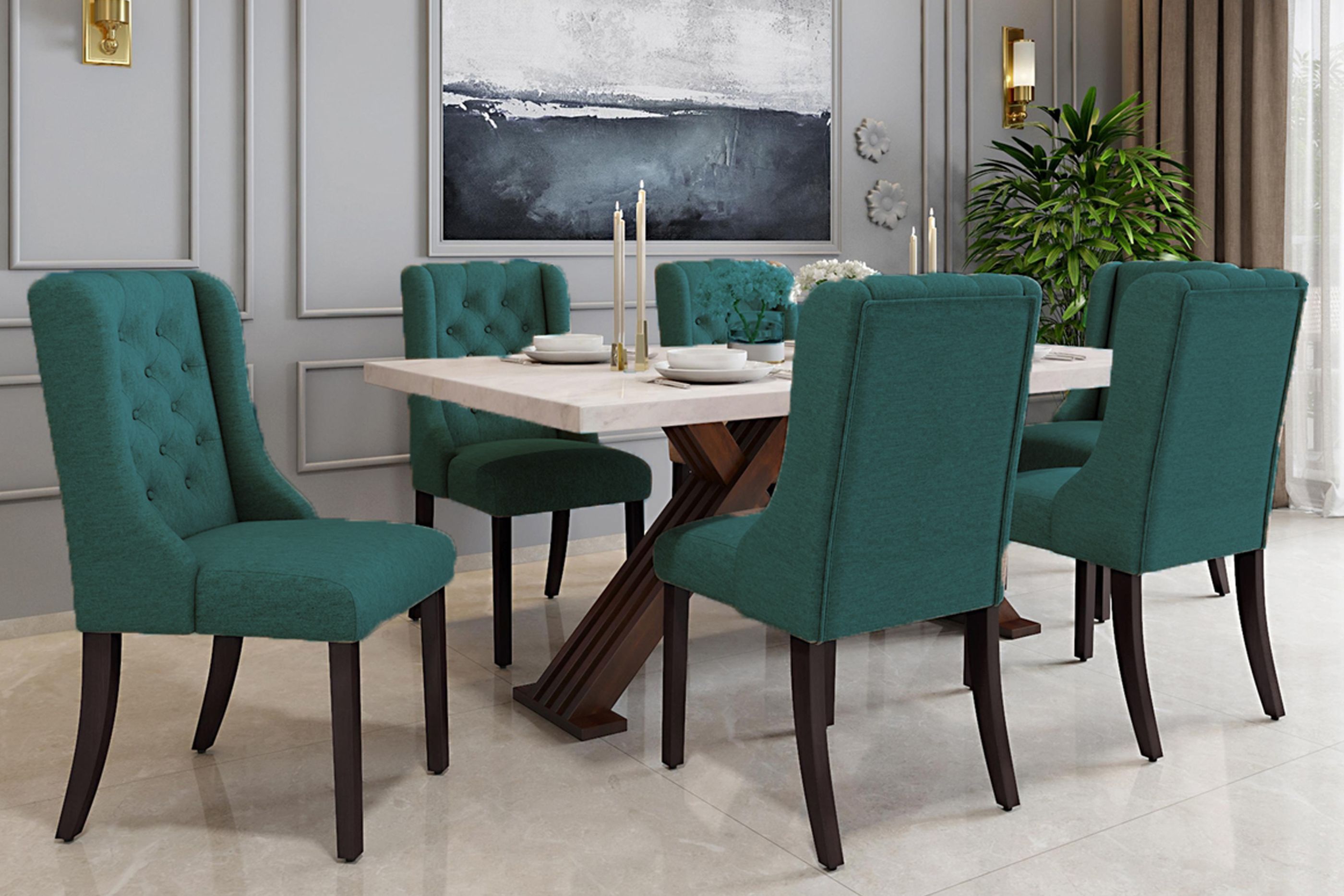 Forever Dining Table Set With 6 Chairs