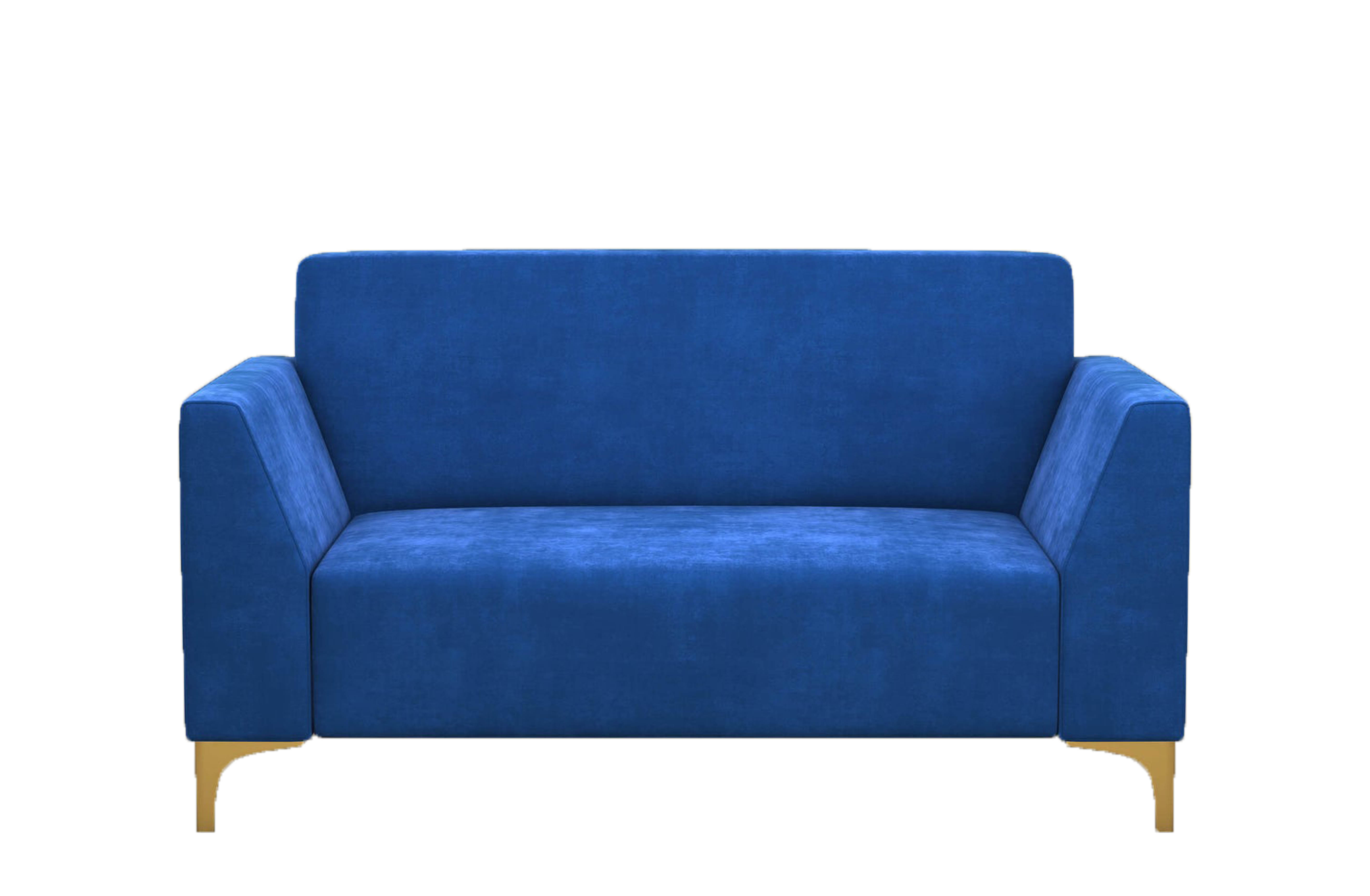 Kia 2 seater blue sofa