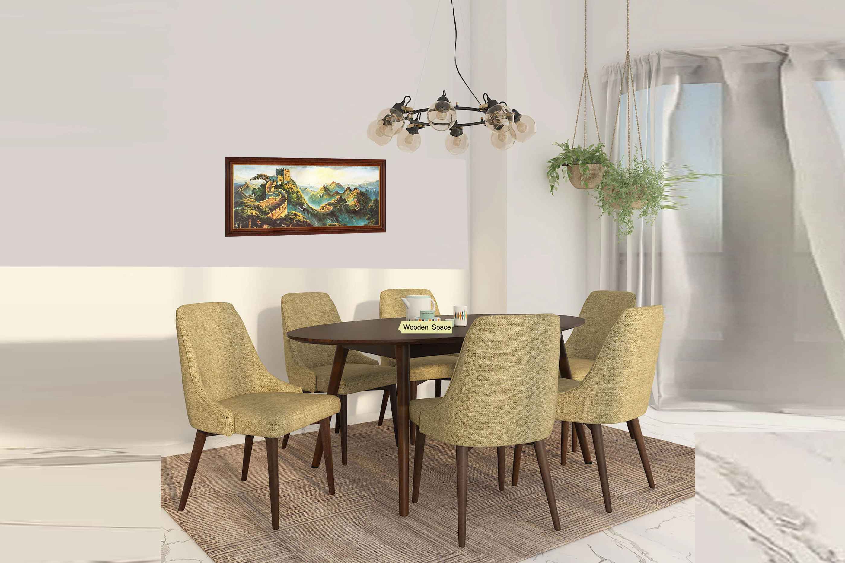 Jacpot Dining Table Set With 6 Chairs