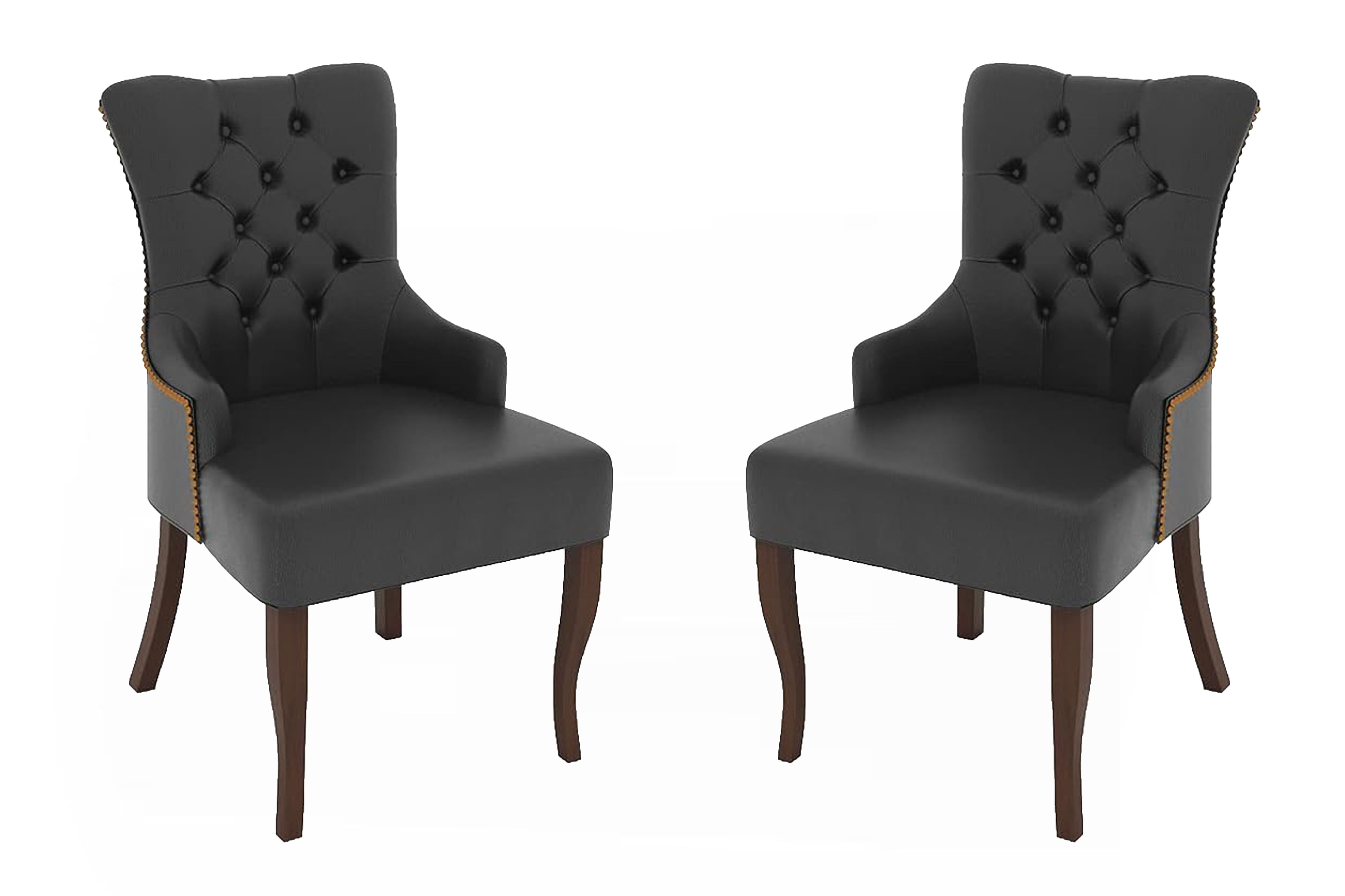 Dynamo black dining chair (set of 2)