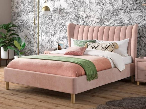 Lona pink king size bed