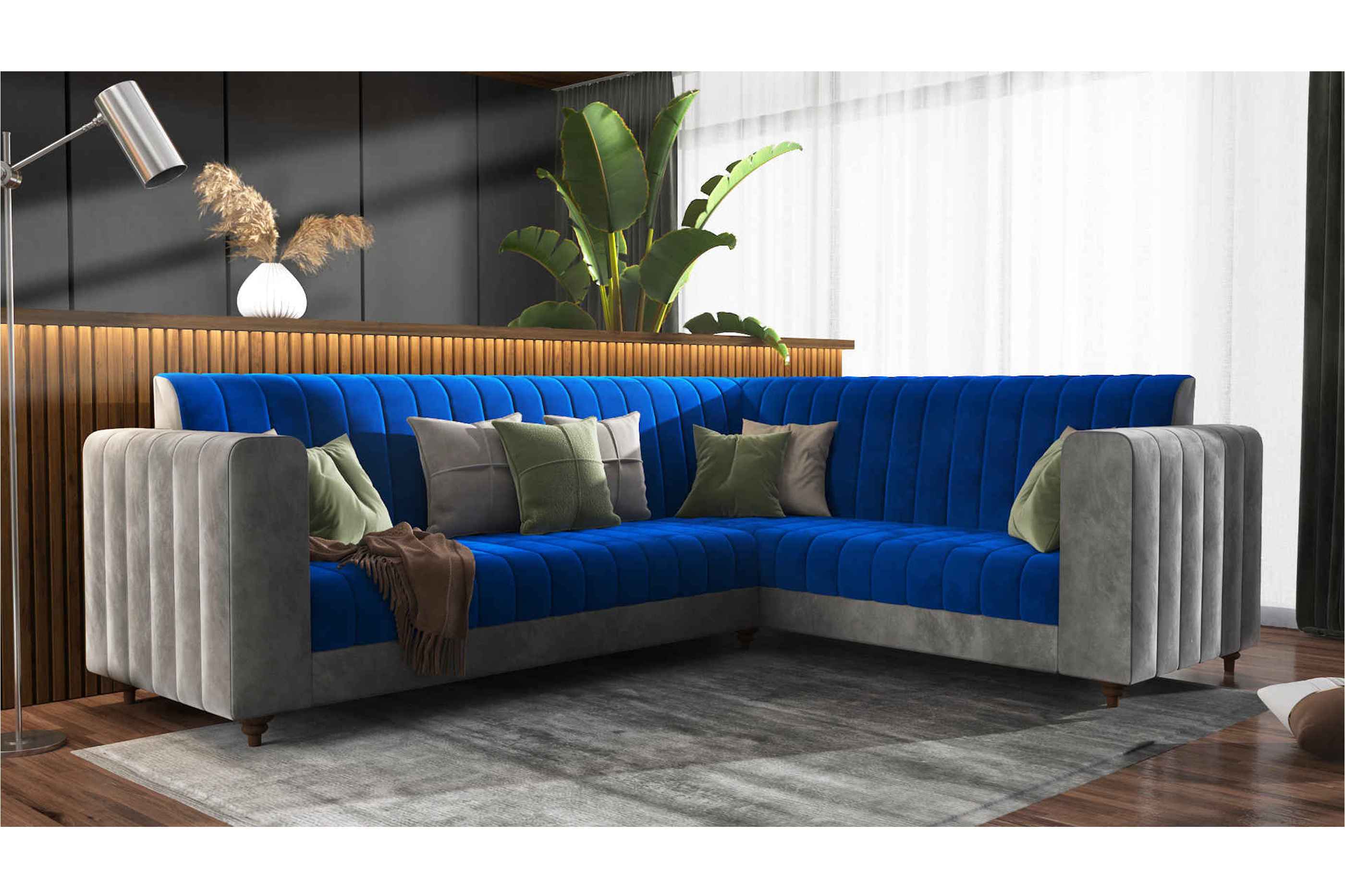 Wooden Space 7 Seater Tokyo Sofa