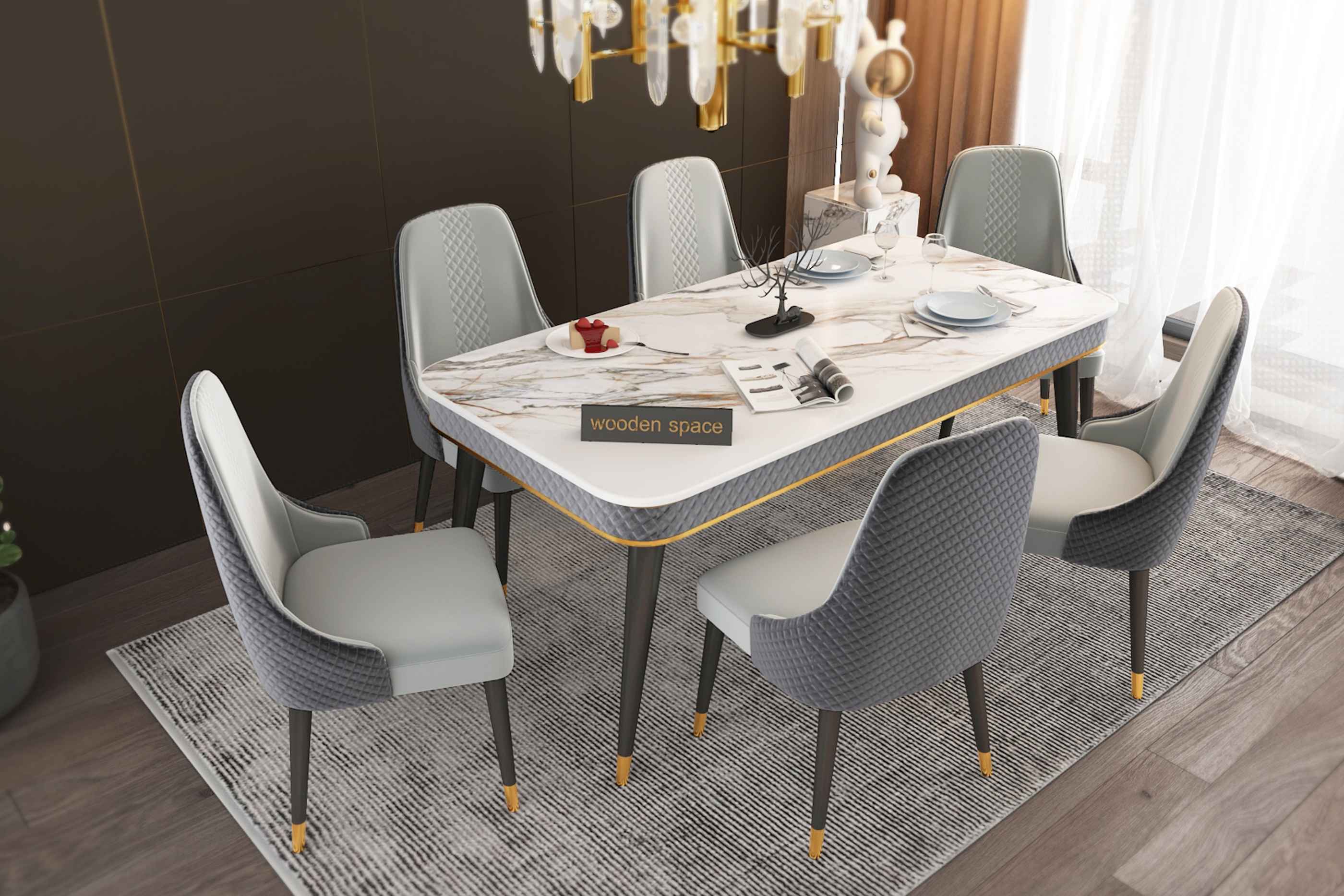 TDH dining set with 6 chairs
