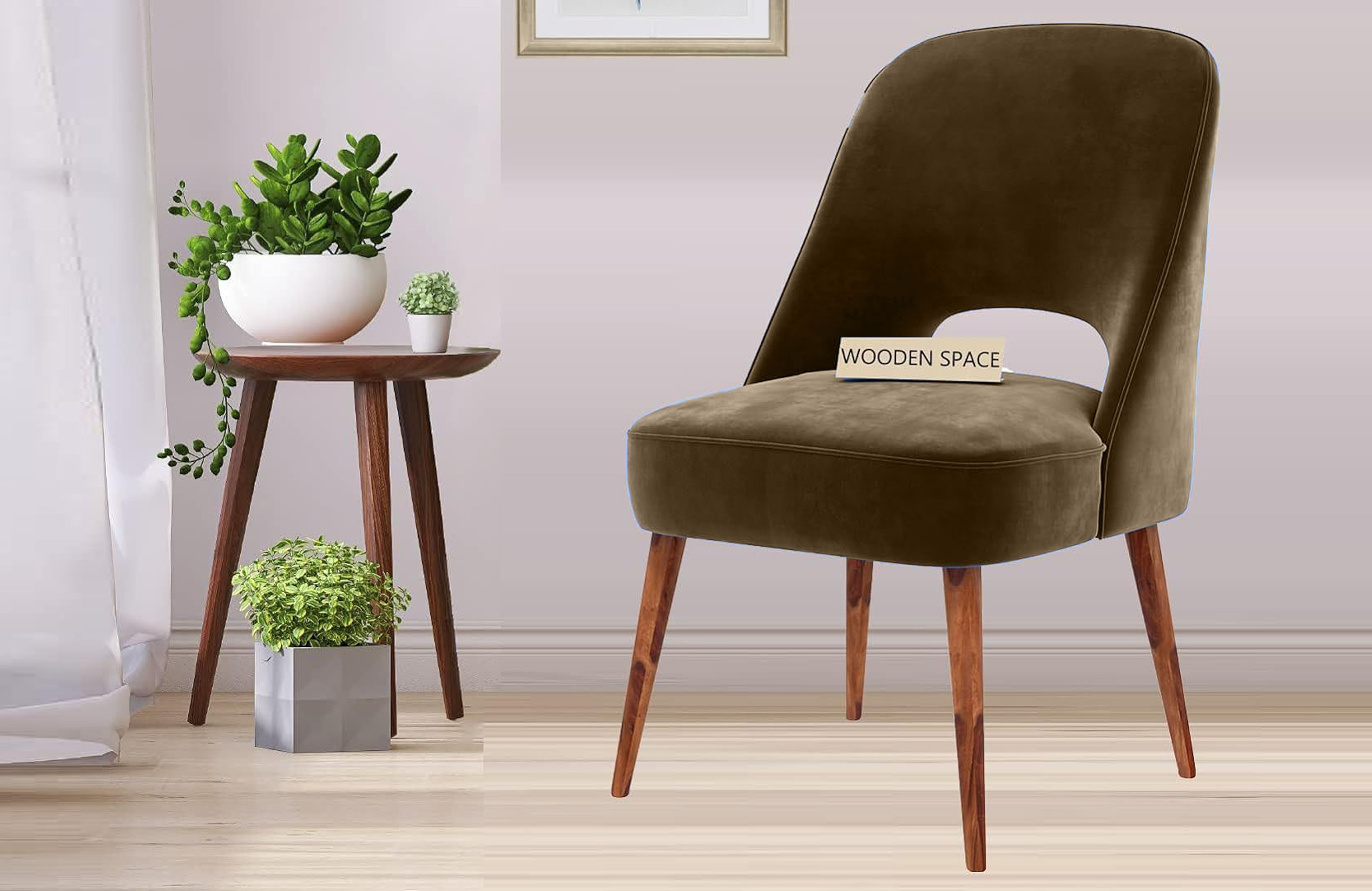 Dynamo brown dining chair