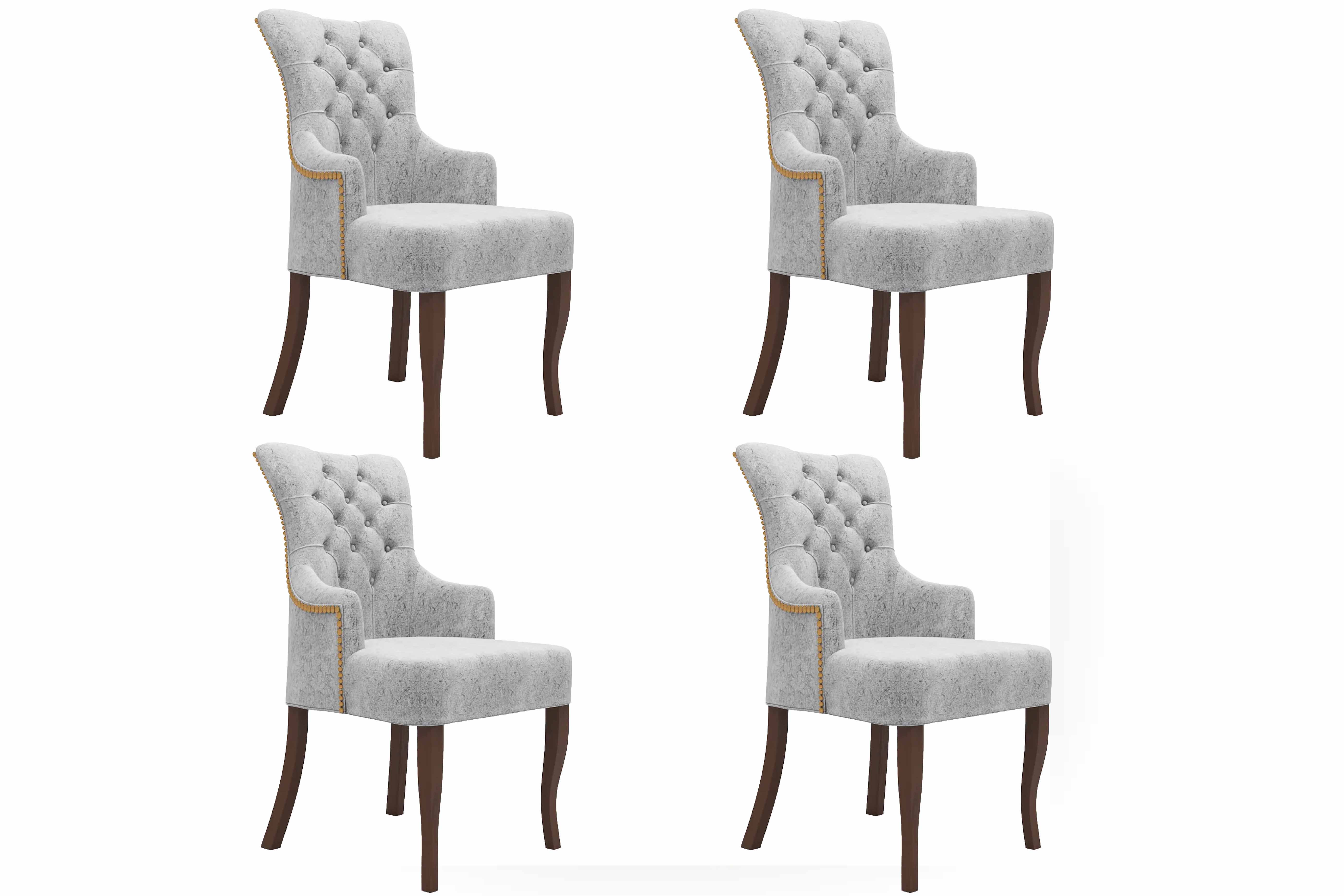 Dynamo gray dining chair (set of 4)