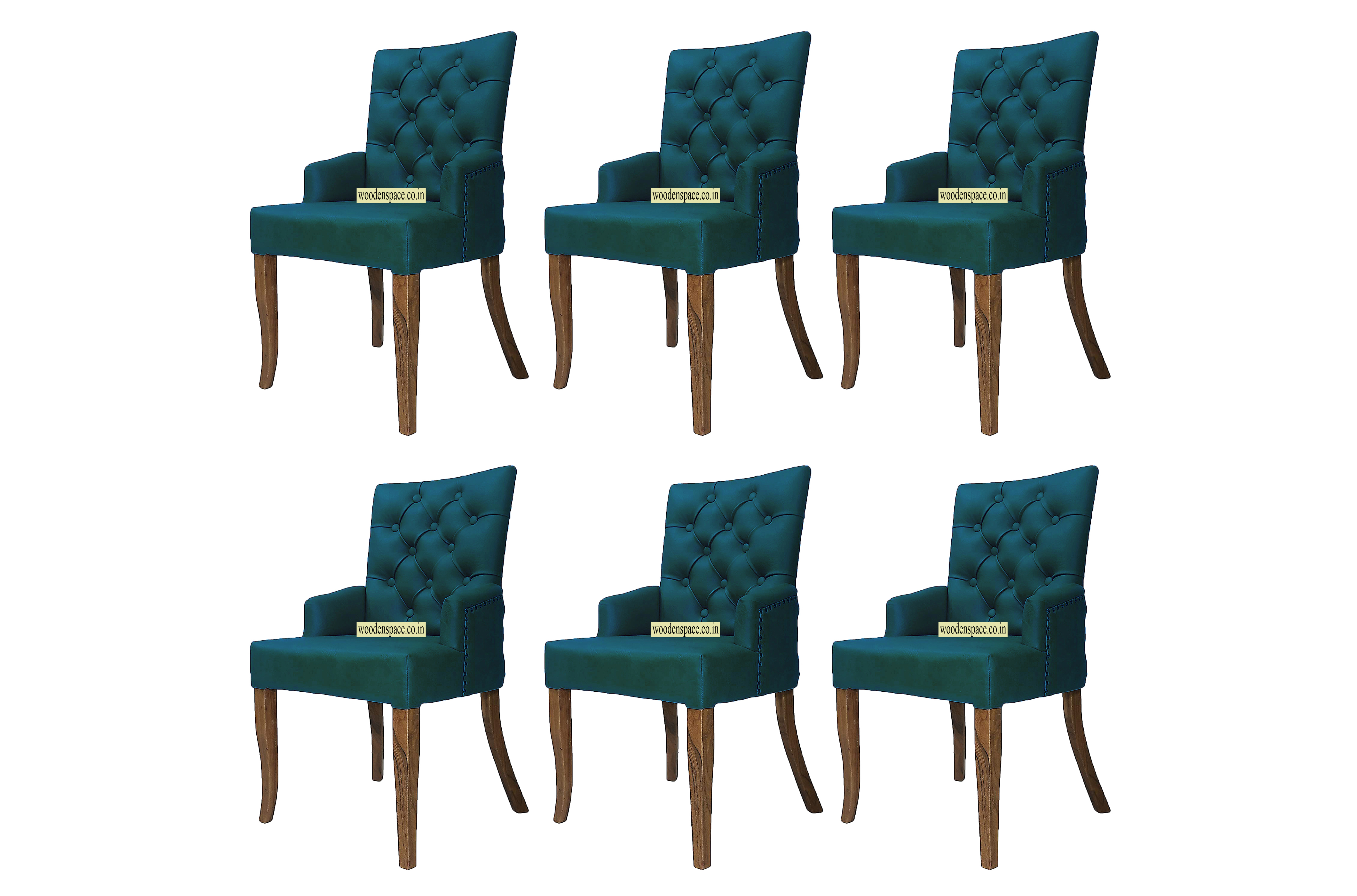 Vintage See green  6 chairs combo