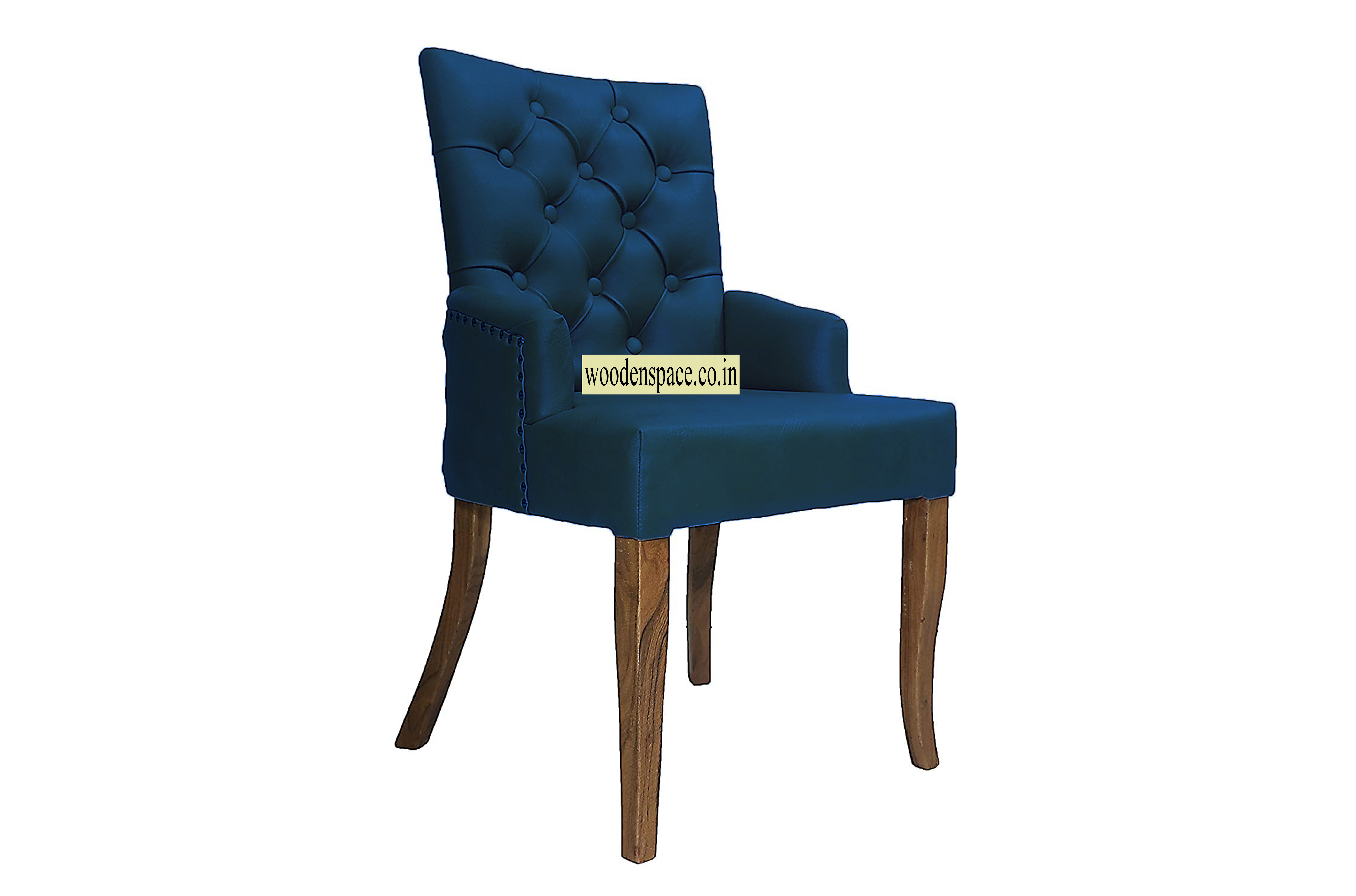 Blue vintage dining chair