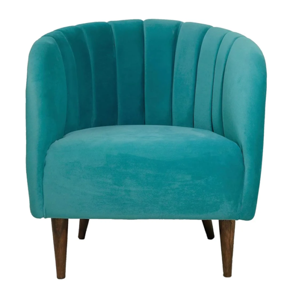 Wooden Space Desingner Chair with Pure Holend Velvet Fabric & Pure and Natural Sagwan (Rosewood) Wood with Beautiful Colour || Chair Like H Luxury and Comfortable & Good Looking