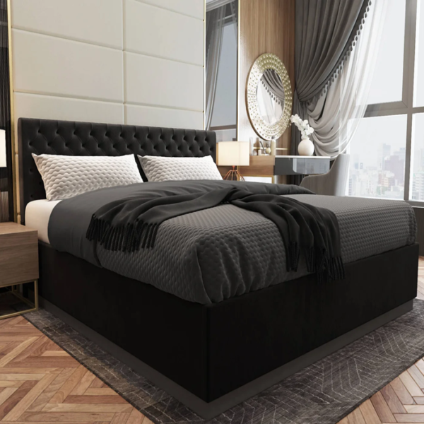 Mask luxury king size bed
